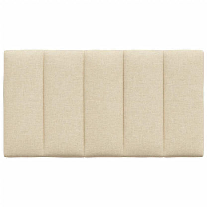 vidaXL Kopfteil-Kissen "Hanko" Creme 90 cm Stoff
