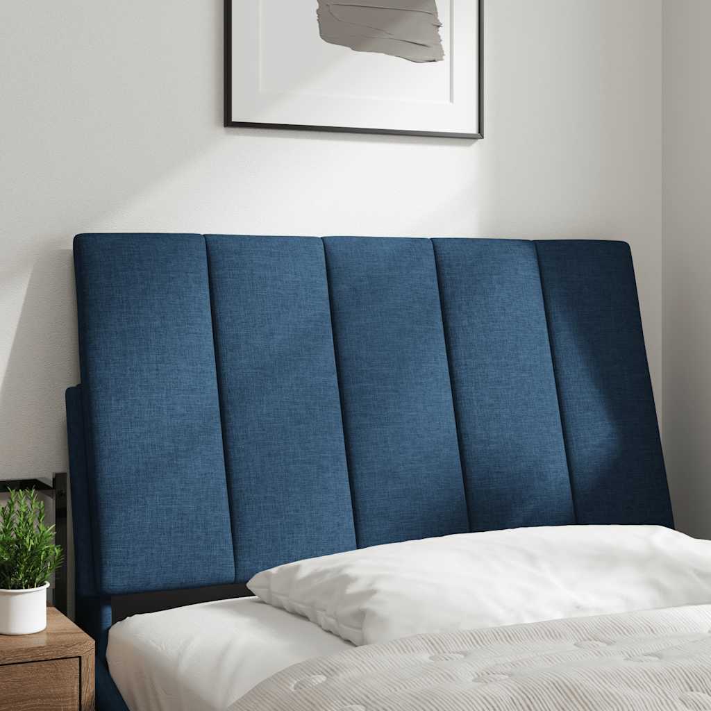 vidaXL Kopfteil-Kissen "Hanko" Blau 90 cm Stoff