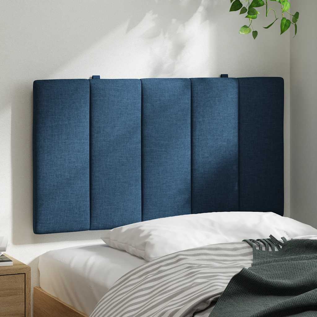 vidaXL Kopfteil-Kissen "Hanko" Blau 90 cm Stoff