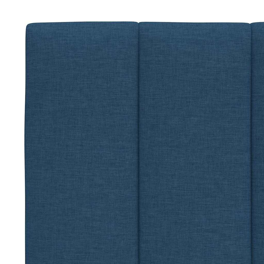 vidaXL Kopfteil-Kissen "Hanko" Blau 90 cm Stoff