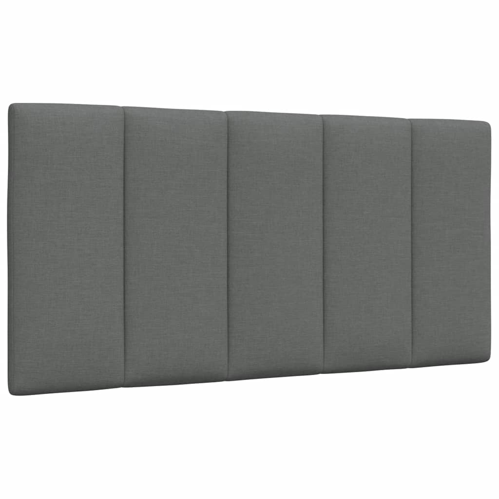 vidaXL Kopfteil-Kissen "Hanko" Dunkelgrau 100 cm Stoff