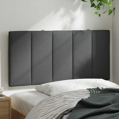 vidaXL Kopfteil-Kissen "Hanko" Dunkelgrau 100 cm Stoff