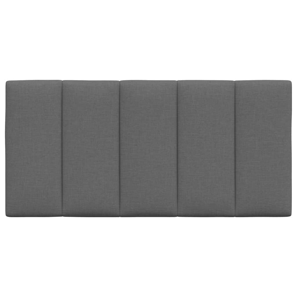 vidaXL Kopfteil-Kissen "Hanko" Dunkelgrau 100 cm Stoff