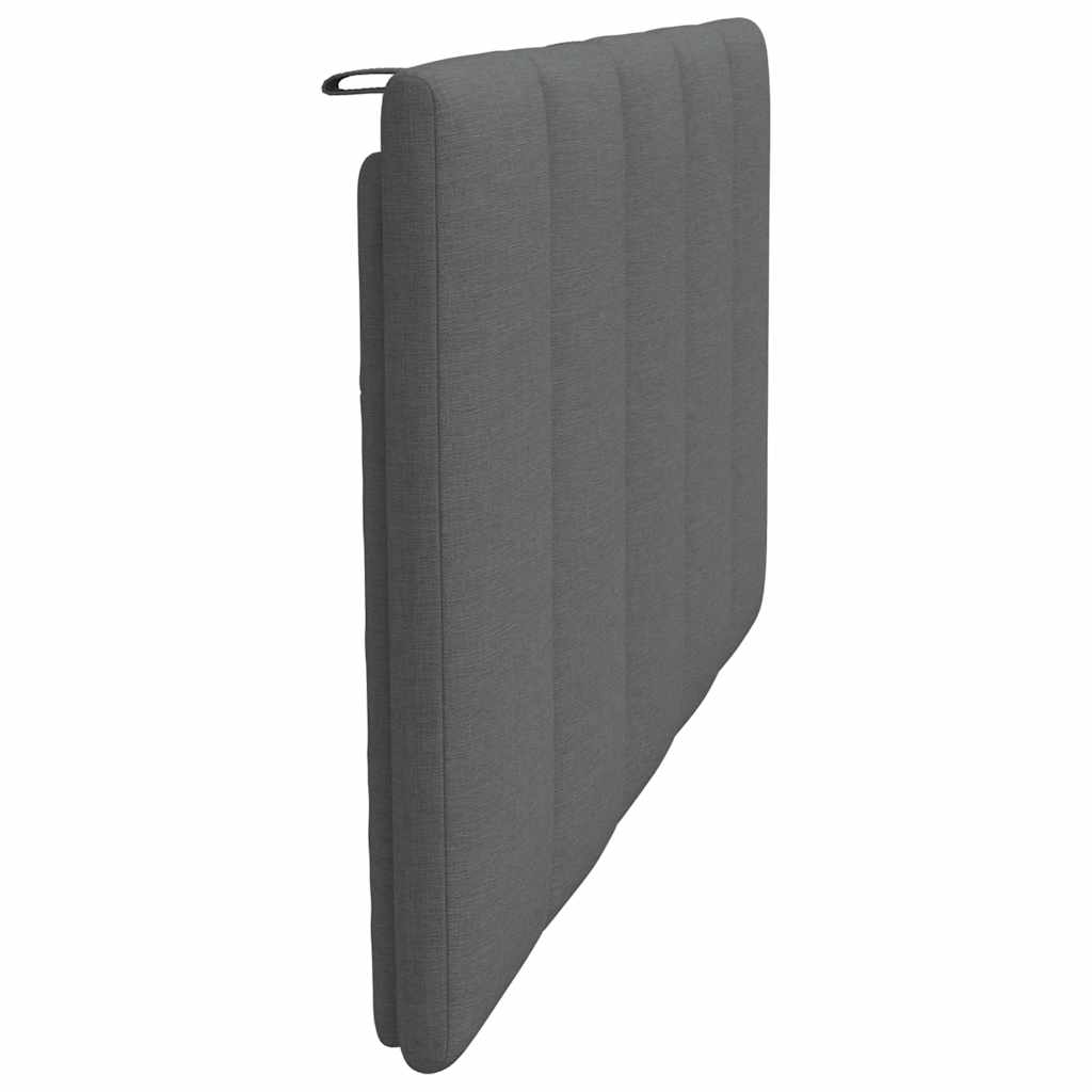 vidaXL Kopfteil-Kissen "Hanko" Dunkelgrau 100 cm Stoff