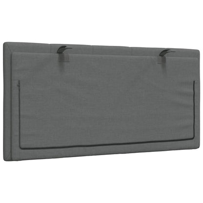 vidaXL Kopfteil-Kissen "Hanko" Dunkelgrau 100 cm Stoff