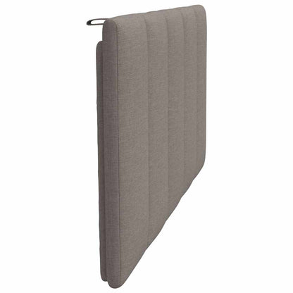 vidaXL Kopfteil-Kissen "Hanko" Taupe 100 cm Stoff