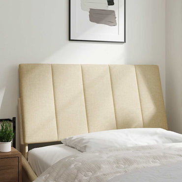 vidaXL Kopfteil-Kissen "Hanko" Creme 100 cm Stoff