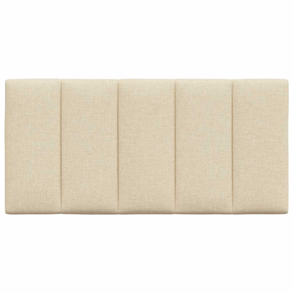 vidaXL Kopfteil-Kissen "Hanko" Creme 100 cm Stoff