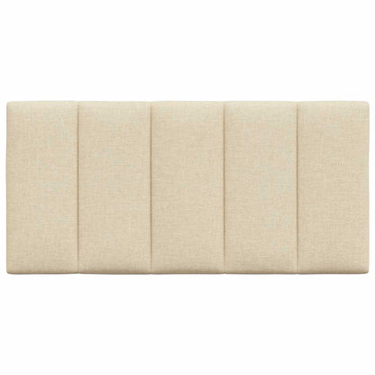 vidaXL Kopfteil-Kissen "Hanko" Creme 100 cm Stoff