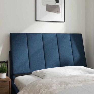 vidaXL Kopfteil-Kissen "Hanko" Blau 100 cm Stoff