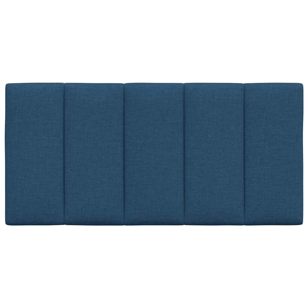 vidaXL Kopfteil-Kissen "Hanko" Blau 100 cm Stoff