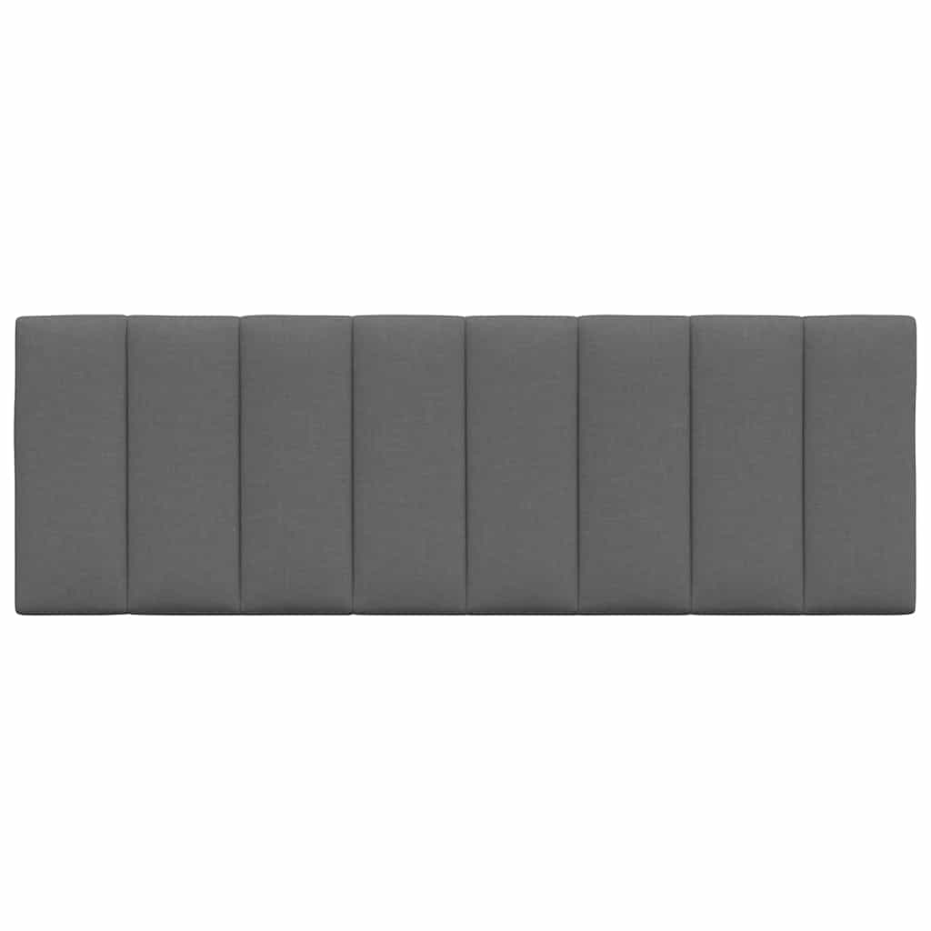 vidaXL Kopfteil-Kissen "Hanko" Dunkelgrau 120 cm Stoff