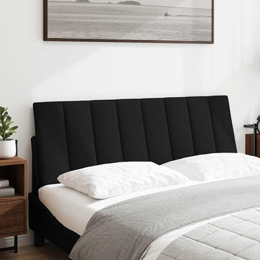vidaXL Kopfteil-Kissen "Hanko" Schwarz 120 cm Stoff
