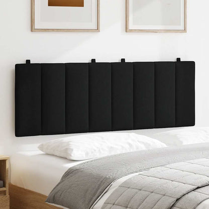vidaXL Kopfteil-Kissen "Hanko" Schwarz 120 cm Stoff