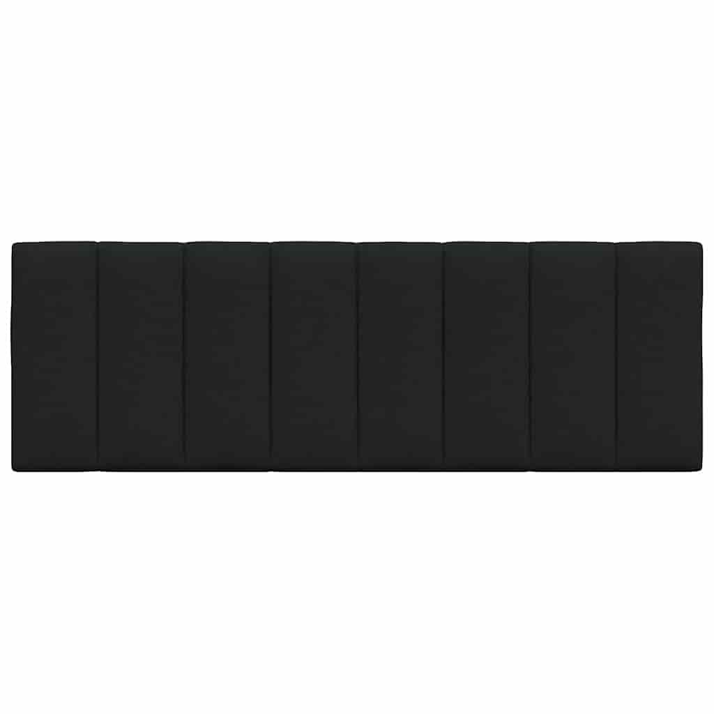 vidaXL Kopfteil-Kissen "Hanko" Schwarz 120 cm Stoff