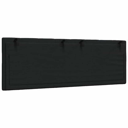 vidaXL Kopfteil-Kissen "Hanko" Schwarz 120 cm Stoff