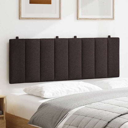 vidaXL Kopfteil-Kissen "Hanko" Dunkelbraun 120 cm Stoff