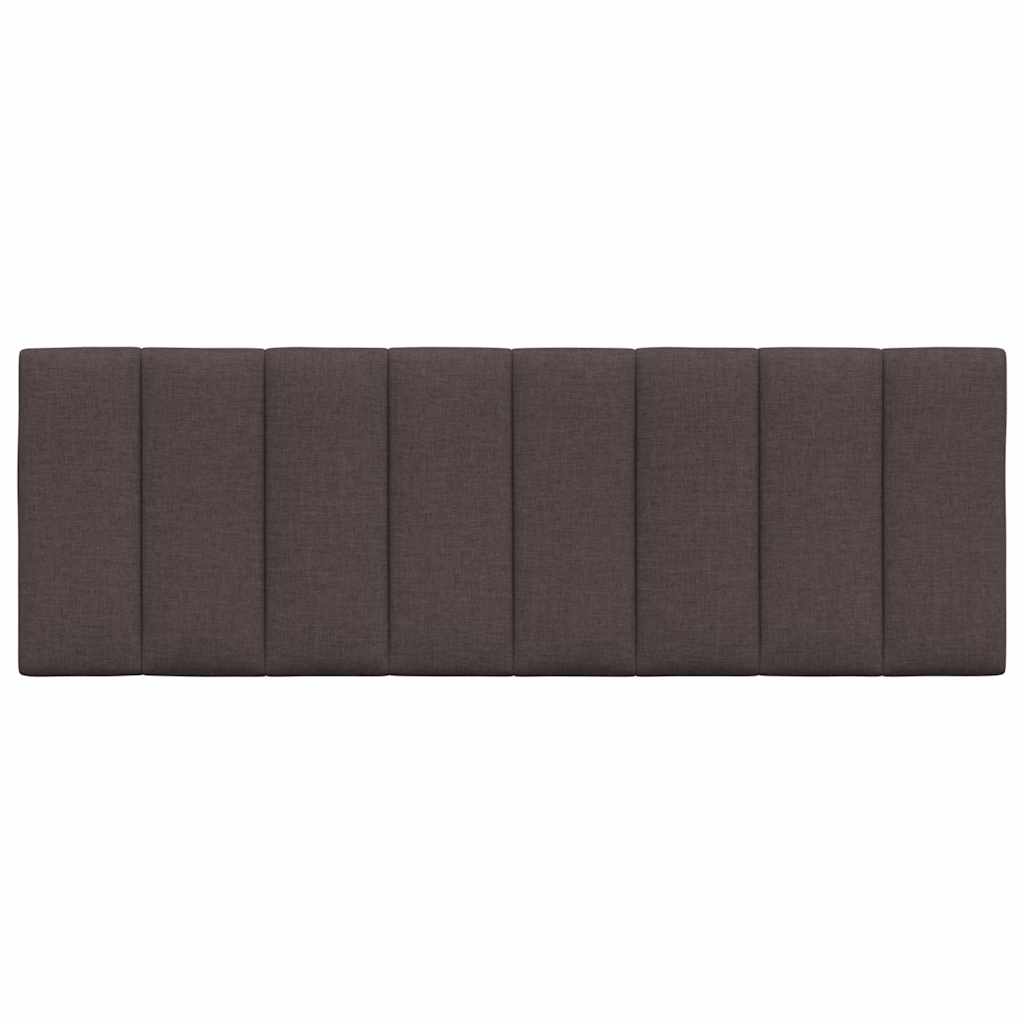 vidaXL Kopfteil-Kissen "Hanko" Dunkelbraun 120 cm Stoff