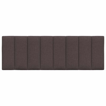 vidaXL Kopfteil-Kissen "Hanko" Dunkelbraun 120 cm Stoff