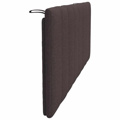 vidaXL Kopfteil-Kissen "Hanko" Dunkelbraun 120 cm Stoff