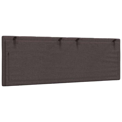 vidaXL Kopfteil-Kissen "Hanko" Dunkelbraun 120 cm Stoff