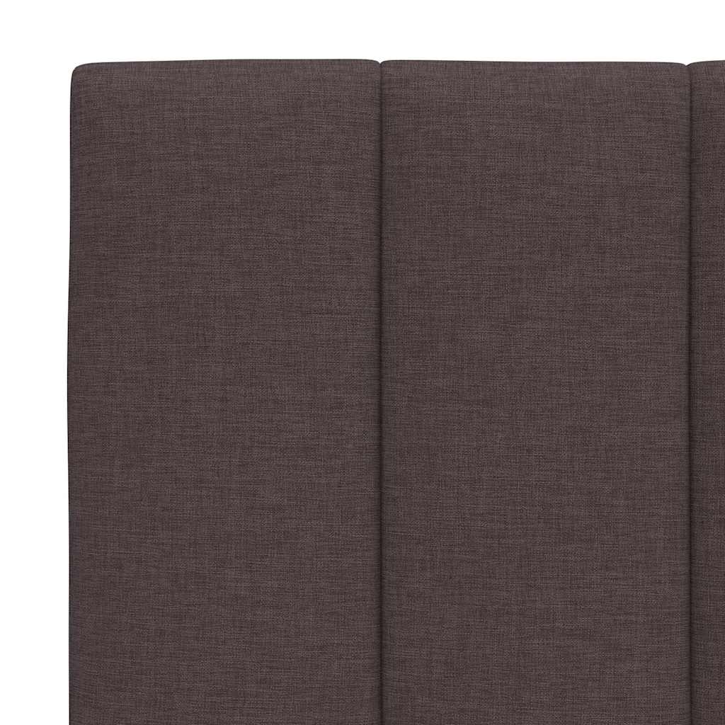 vidaXL Kopfteil-Kissen "Hanko" Dunkelbraun 120 cm Stoff