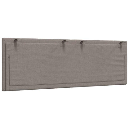 vidaXL Kopfteil-Kissen "Hanko" Taupe 120 cm Stoff
