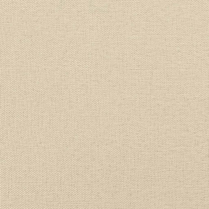 vidaXL Kopfteil-Kissen "Hanko" Creme 120 cm Stoff