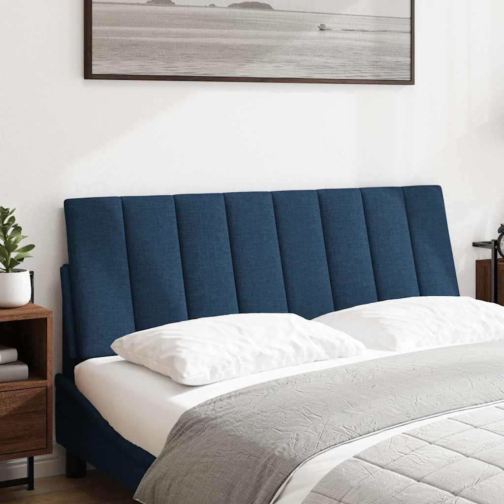vidaXL Kopfteil-Kissen "Hanko" Blau 120 cm Stoff