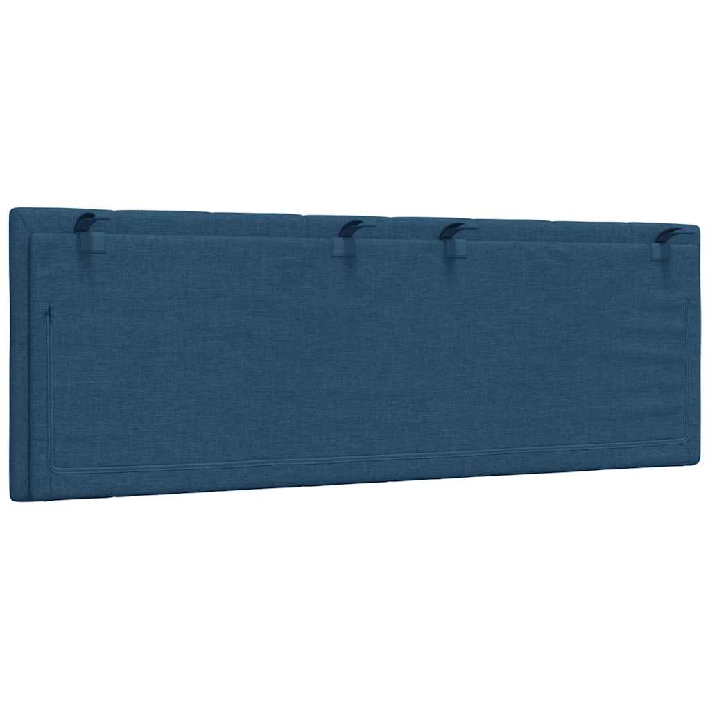 vidaXL Kopfteil-Kissen "Hanko" Blau 120 cm Stoff