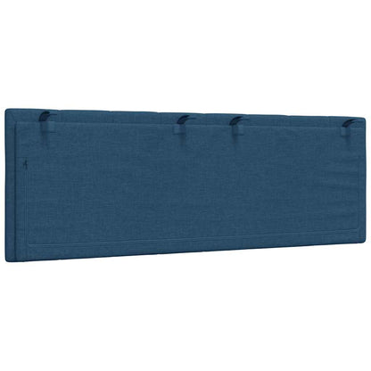vidaXL Kopfteil-Kissen "Hanko" Blau 120 cm Stoff
