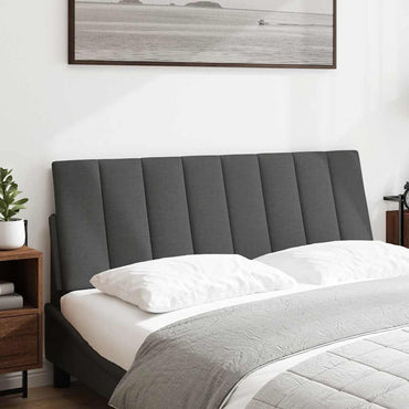 vidaXL Kopfteil-Kissen "Hanko" Dunkelgrau 140 cm Stoff