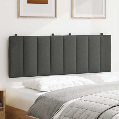 vidaXL Kopfteil-Kissen "Hanko" Dunkelgrau 140 cm Stoff