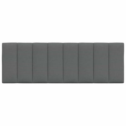 vidaXL Kopfteil-Kissen "Hanko" Dunkelgrau 140 cm Stoff