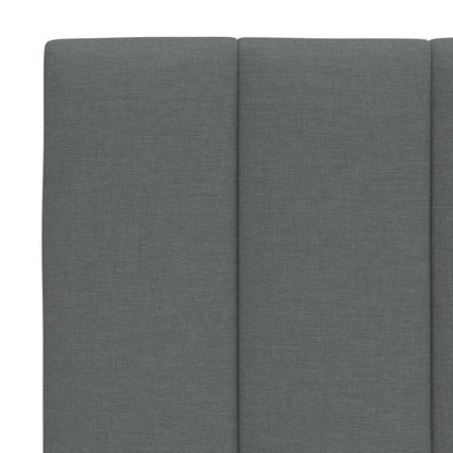vidaXL Kopfteil-Kissen "Hanko" Dunkelgrau 140 cm Stoff