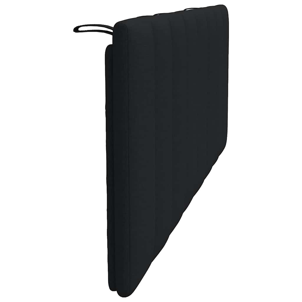 vidaXL Kopfteil-Kissen "Hanko" Schwarz 140 cm Stoff