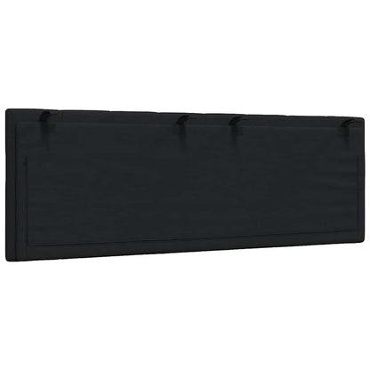 vidaXL Kopfteil-Kissen "Hanko" Schwarz 140 cm Stoff