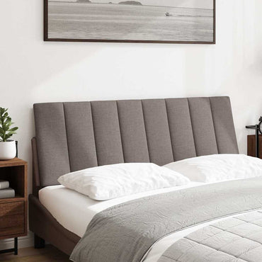 vidaXL Kopfteil-Kissen "Hanko" Taupe 140 cm Stoff