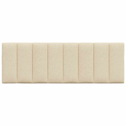 vidaXL Kopfteil-Kissen "Hanko" Creme 140 cm Stoff