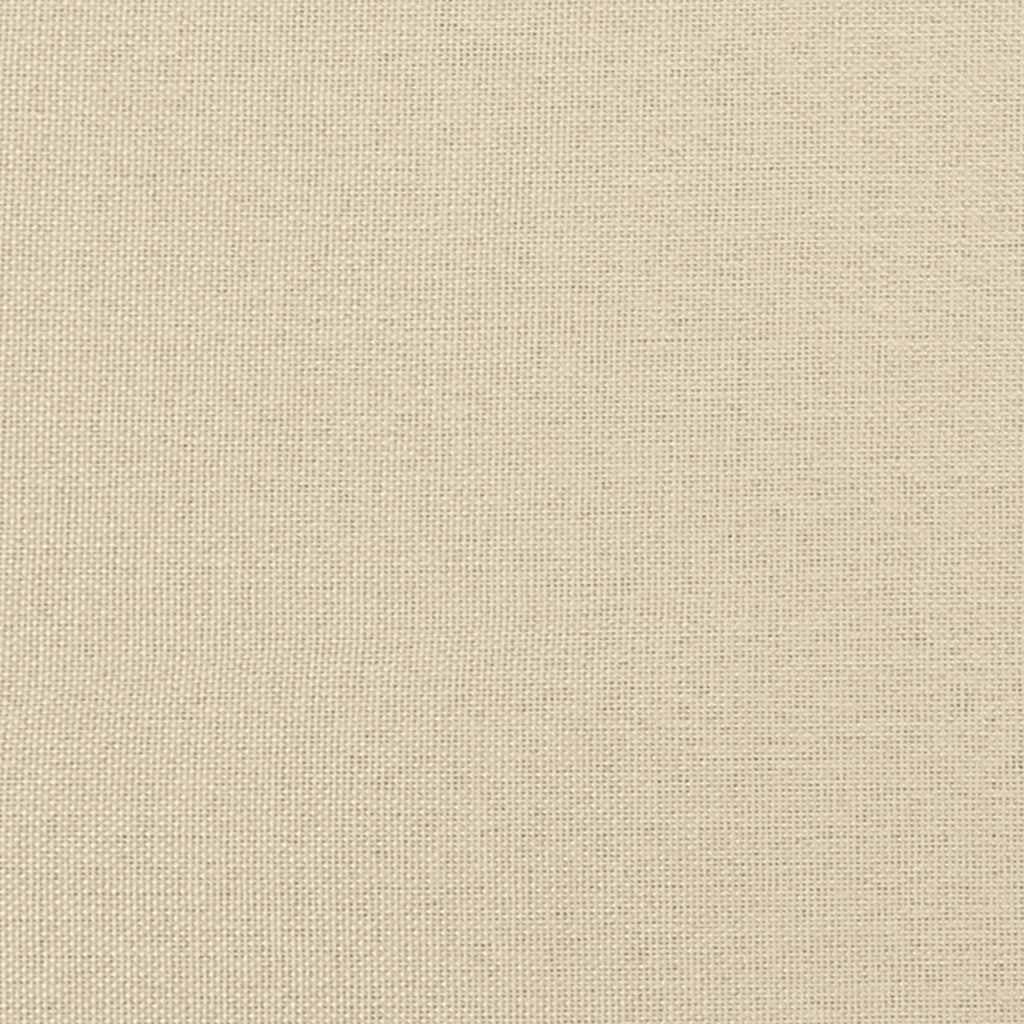 vidaXL Kopfteil-Kissen "Hanko" Creme 140 cm Stoff