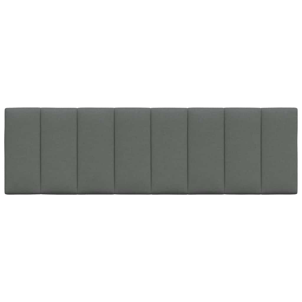 vidaXL Kopfteil-Kissen "Hanko" Dunkelgrau 160 cm Stoff