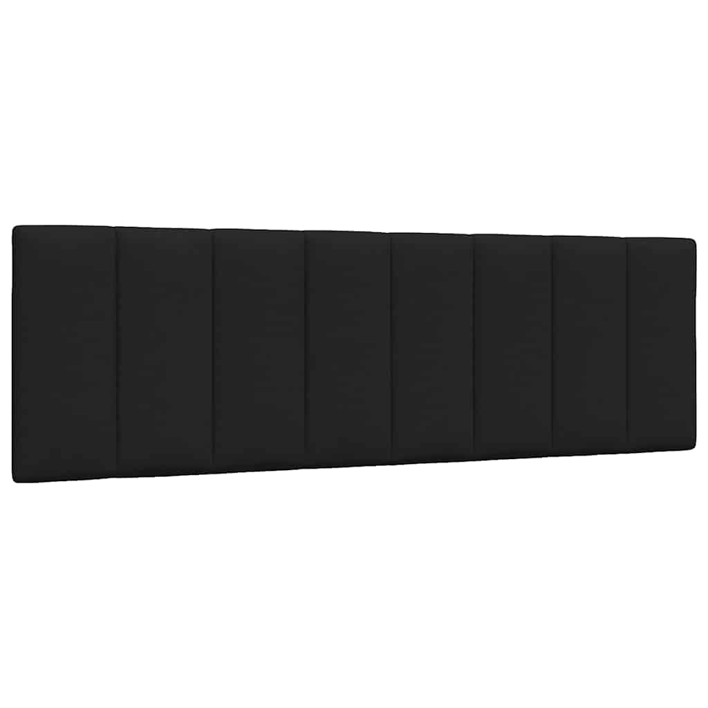 vidaXL Kopfteil-Kissen "Hanko" Schwarz 160 cm Stoff