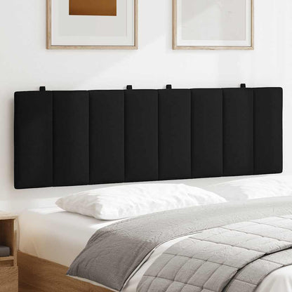 vidaXL Kopfteil-Kissen "Hanko" Schwarz 160 cm Stoff