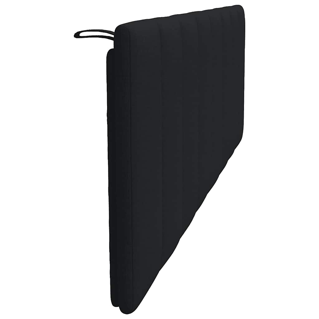 vidaXL Kopfteil-Kissen "Hanko" Schwarz 160 cm Stoff