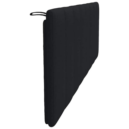 vidaXL Kopfteil-Kissen "Hanko" Schwarz 160 cm Stoff