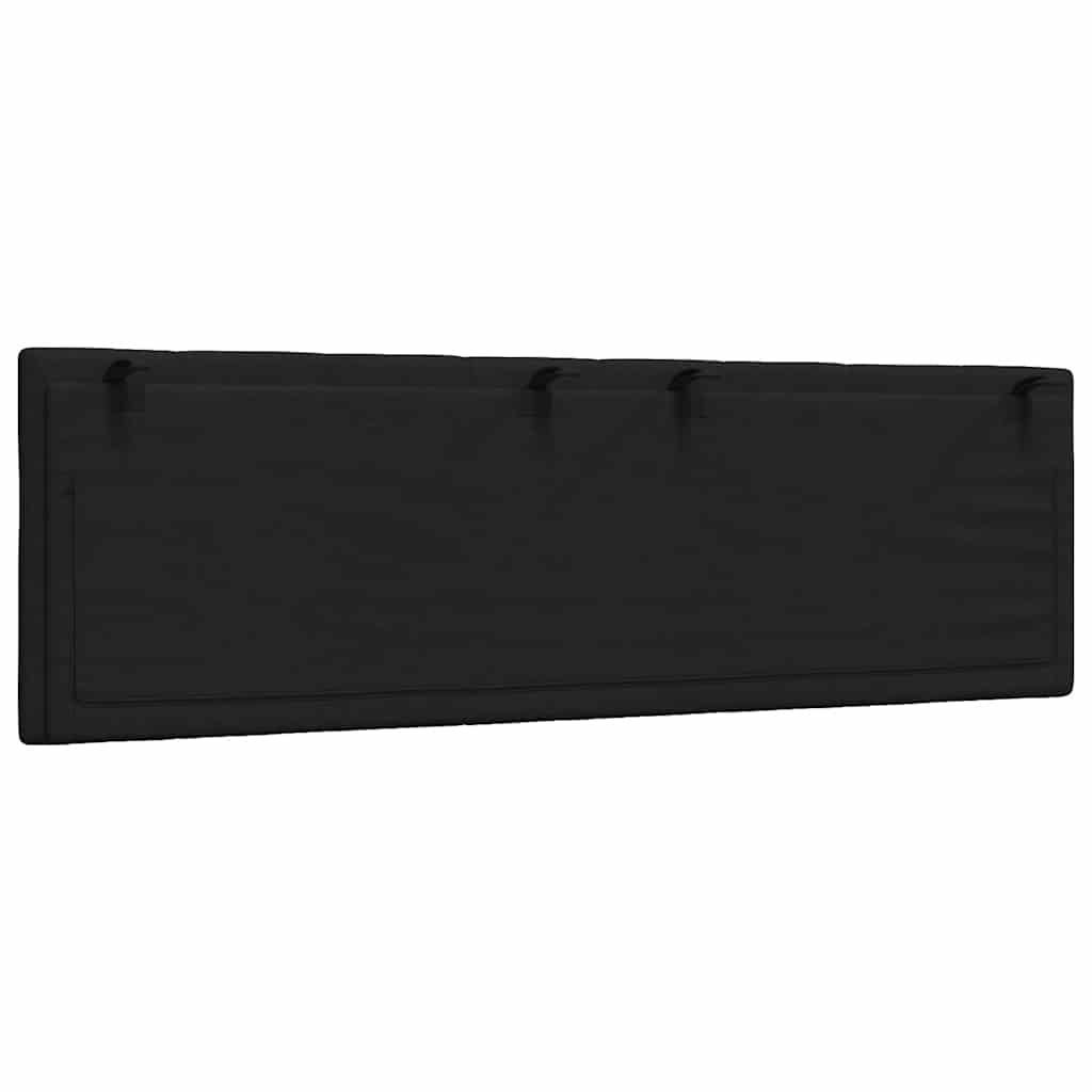 vidaXL Kopfteil-Kissen "Hanko" Schwarz 160 cm Stoff