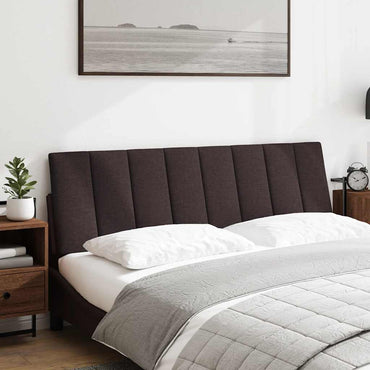vidaXL Kopfteil-Kissen "Hanko" Dunkelbraun 160 cm Stoff