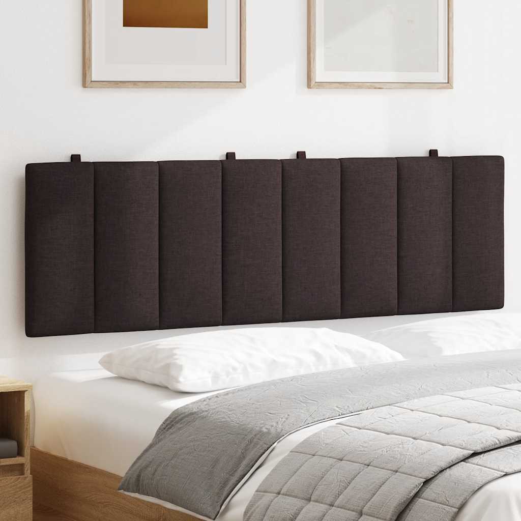 vidaXL Kopfteil-Kissen "Hanko" Dunkelbraun 160 cm Stoff