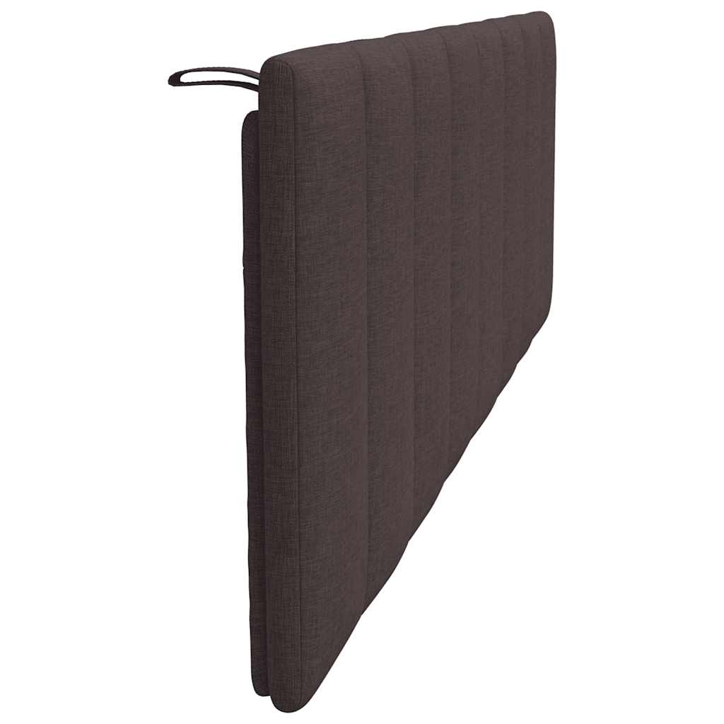 vidaXL Kopfteil-Kissen "Hanko" Dunkelbraun 160 cm Stoff