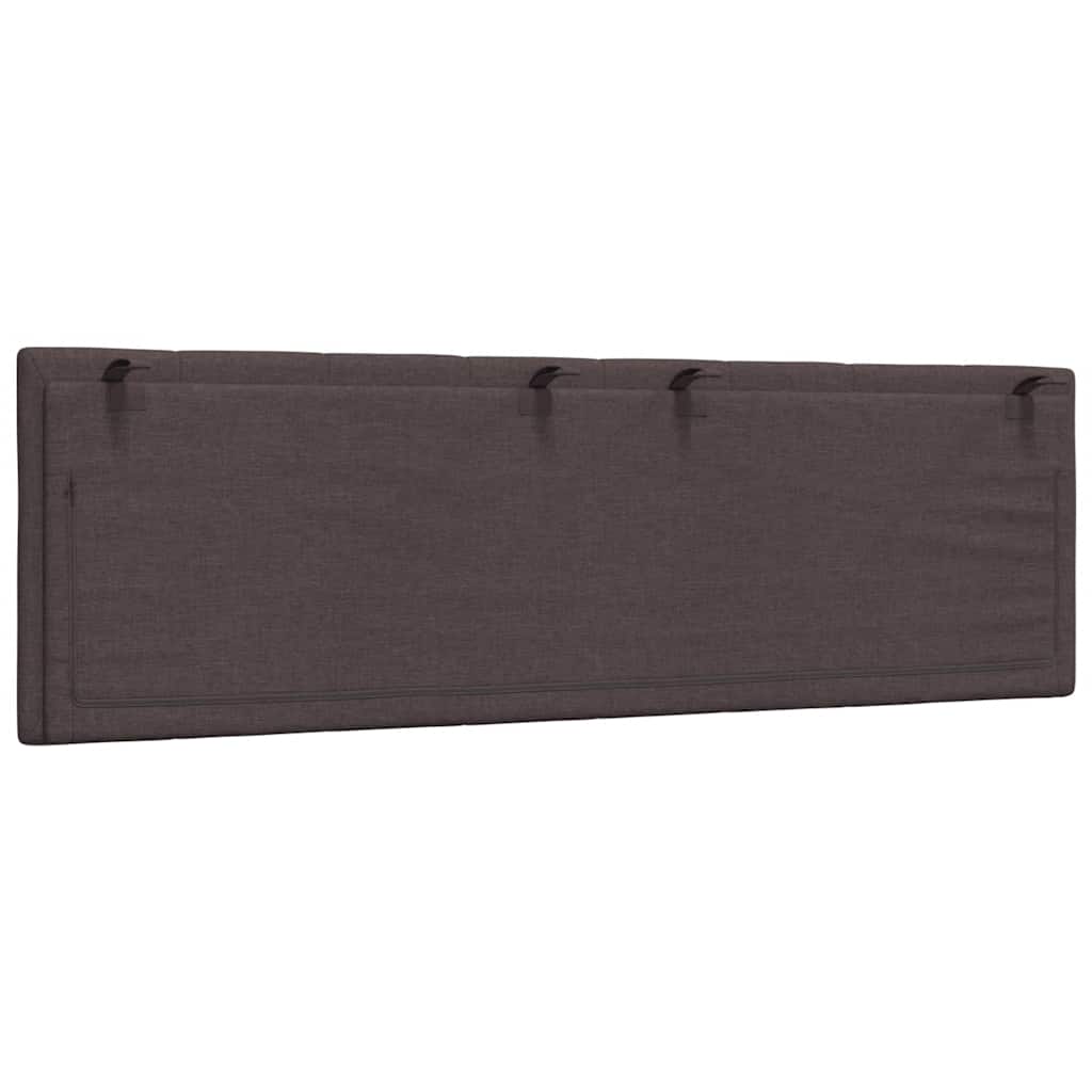 vidaXL Kopfteil-Kissen "Hanko" Dunkelbraun 160 cm Stoff